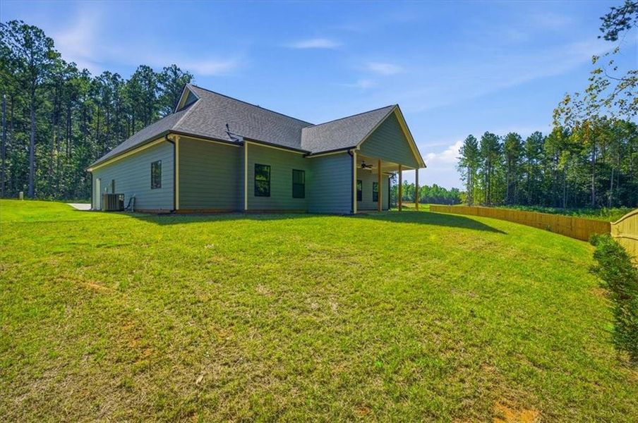 Exterior details and patio area of a home in , Rockmart (Image 31). Exterior details and patio area of a home in , Rockmart (Image 31).