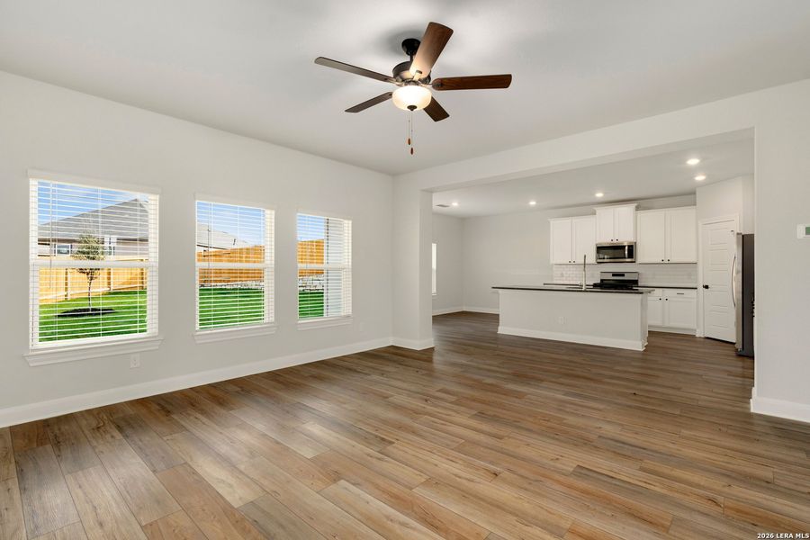 Spacious, unfurnished interior of a new home in Hightop Ridge, Converse (Image 10). Spacious, unfurnished interior of a new home in Hightop Ridge, Converse (Image 10).