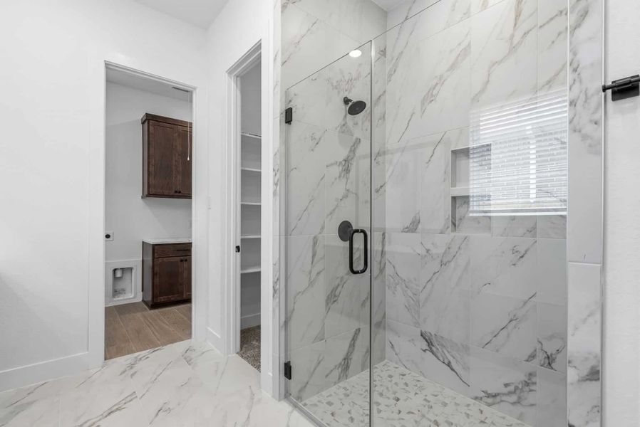 Furnished interior view inside a new home in Wood Leaf Reserve, Tomball (Image 7).