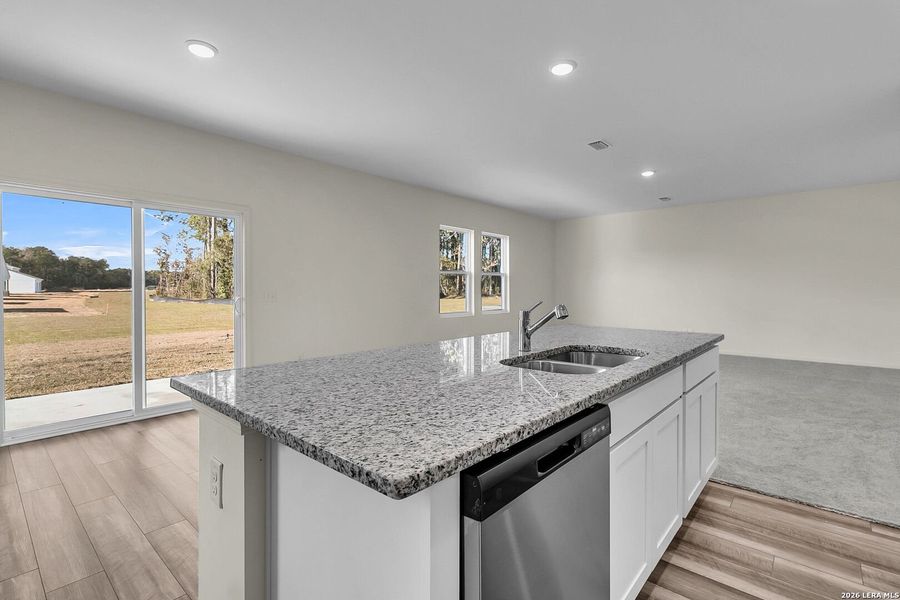 Furnished interior view inside a new home in Saddlebrook Ranch, Schertz (Image 5).