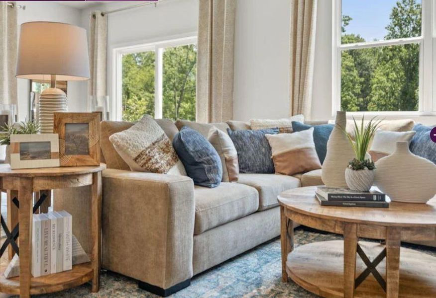 Furnished interior view inside a new home in The Reserve at Gainesville Township, Gainesville (Image 11). Furnished interior view inside a new home in The Reserve at Gainesville Township, Gainesville (Image 11).