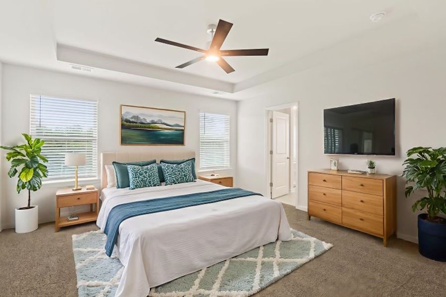 Furnished interior view inside a new home in Victorywoods Village, Columbia (Image 12).