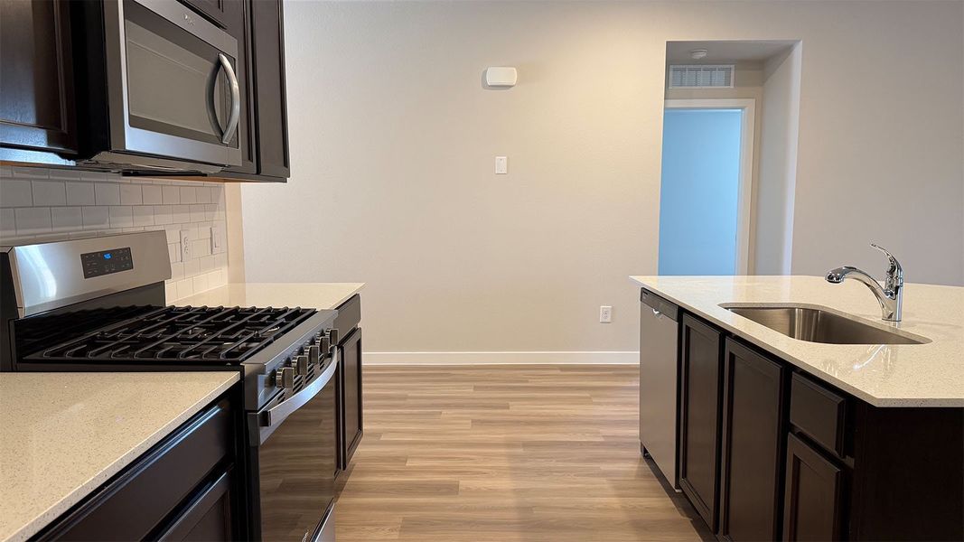 Furnished interior view inside a new home in London Towne, Corpus Christi (Image 5). Furnished interior view inside a new home in London Towne, Corpus Christi (Image 5).