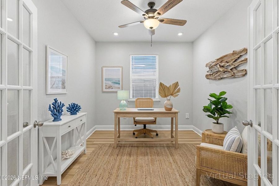 Furnished interior view inside a new home in RiverTown, St. Johns (Image 18).