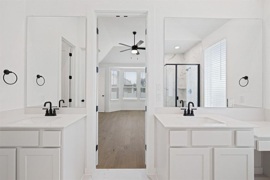 Furnished interior view inside a new home in Gateway Village - The Reserve: 45ft. lots, Denison (Image 6).