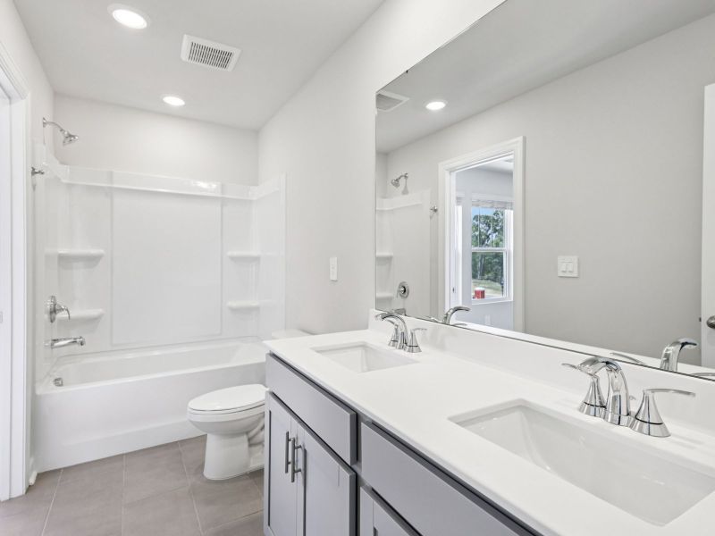 Furnished interior view inside a new home in Galloway Ridge, Charlotte (Image 6).