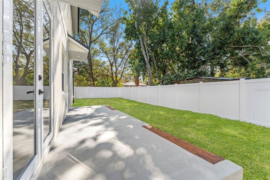 Exterior details and patio area of a home in , Tampa (Image 4). Exterior details and patio area of a home in , Tampa (Image 4).