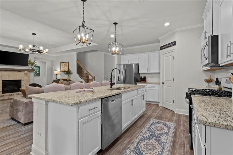 Furnished interior view inside a new home in , Monroe (Image 28). Furnished interior view inside a new home in , Monroe (Image 28).
