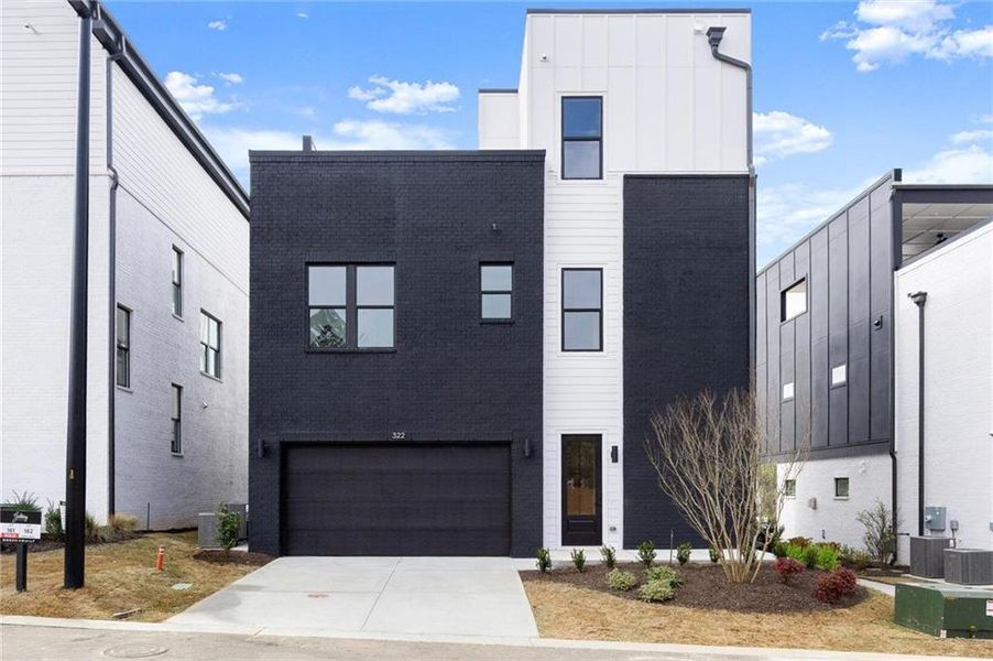 Front exterior of a new home in , Alpharetta, GA, highlighting curb appeal (Image 27).