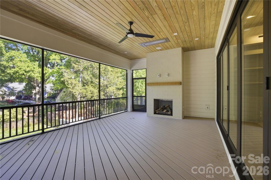 Exterior details and patio area of a home in , Charlotte (Image 3).