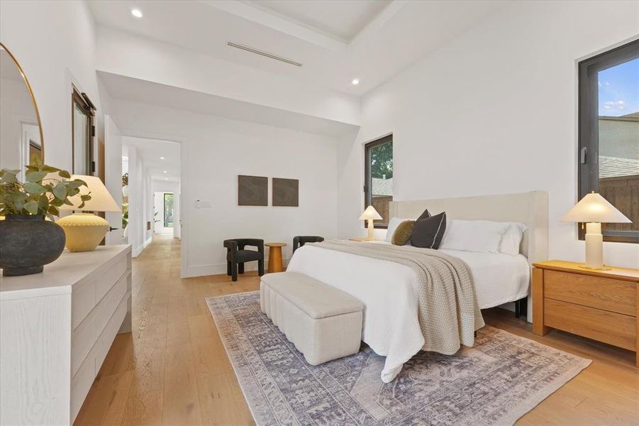 Furnished interior view inside a new home in , Dallas (Image 37).