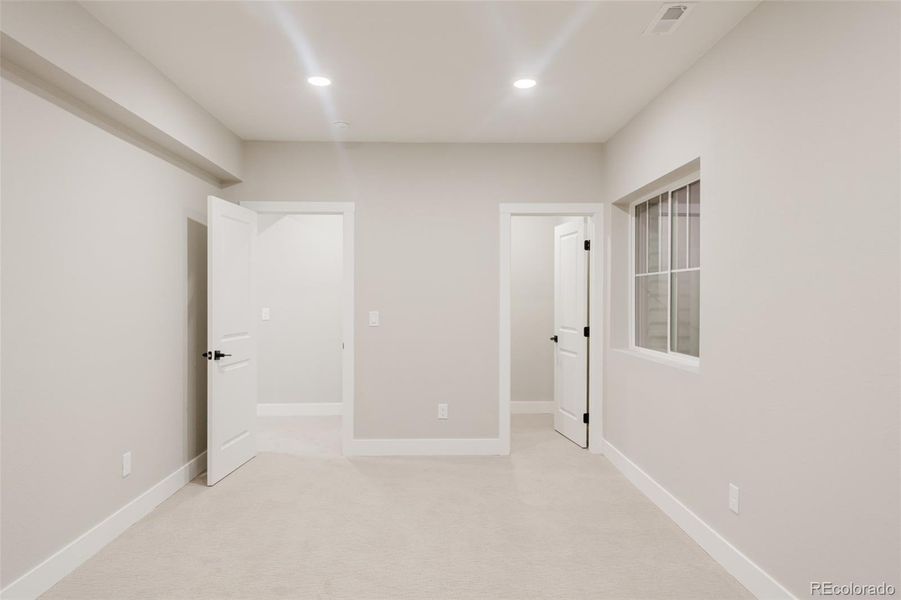 The fourth bedroom has a walk-in closet. The fourth bedroom has a walk-in closet.