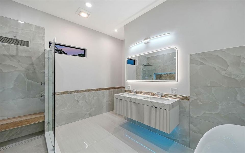 Furnished interior view inside a new home in , Sarasota (Image 15).
