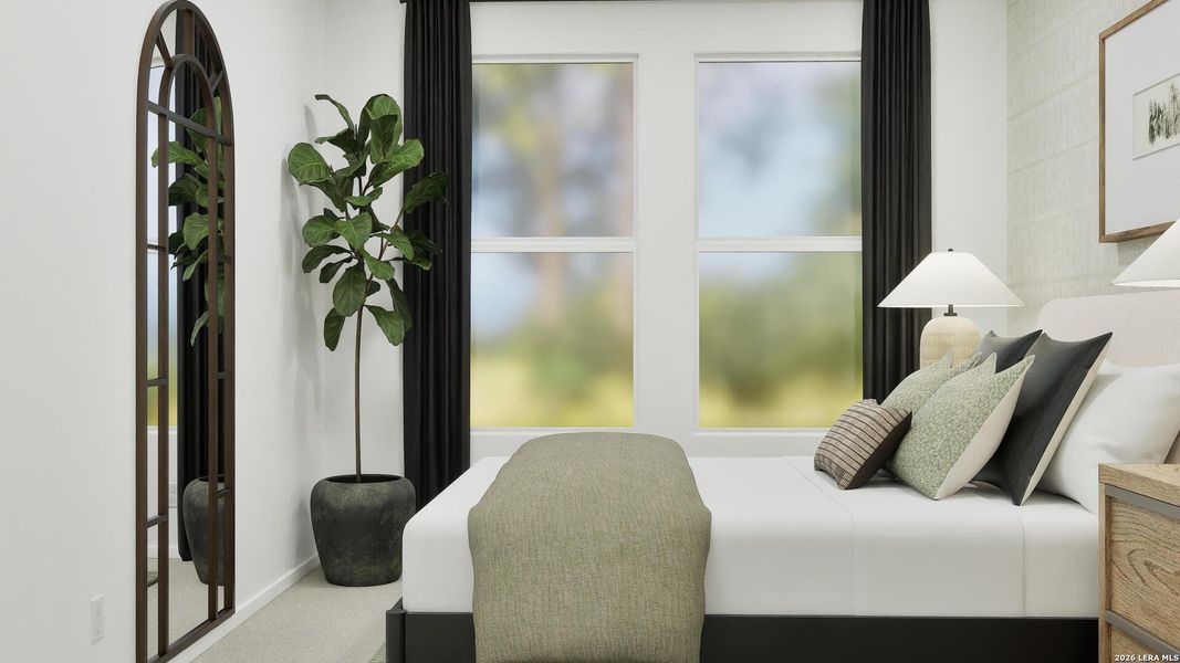 Furnished interior view inside a new home in Stone Garden, Elmendorf (Image 21).