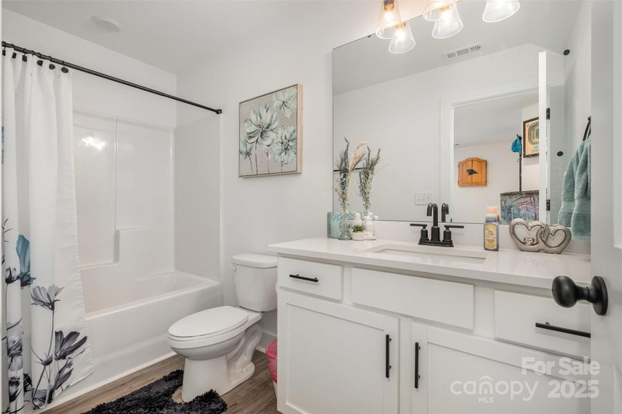 Furnished interior view inside a new home in , Clover (Image 27).