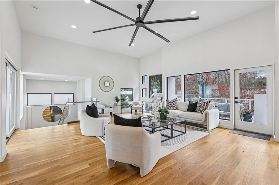 Furnished interior view inside a new home in , Atlanta (Image 14).