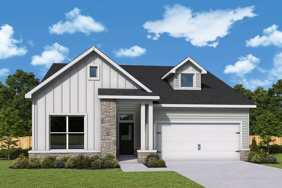 Representative exterior photo of a completed home built from the The Ginger by David Weekley Homes in The Preserve at Five Oaks, Lebanon, TN (Image 2). Representative exterior photo of a completed home built from the The Ginger by David Weekley Homes in The Preserve at Five Oaks, Lebanon, TN (Image 2).