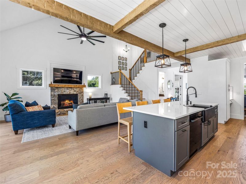 Furnished interior view inside a new home in , Mills River (Image 11).