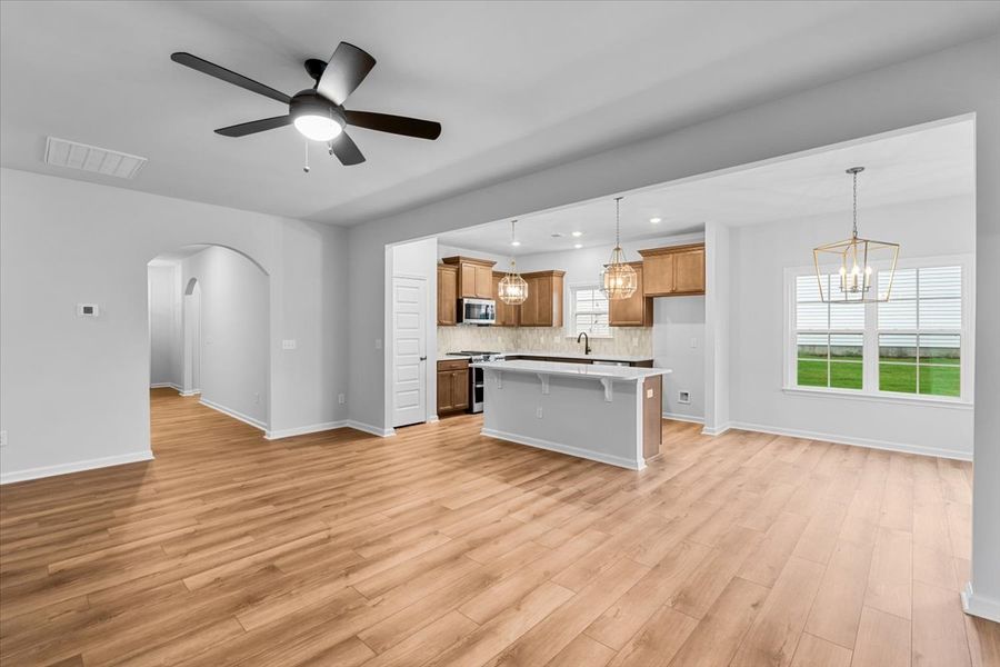 Furnished interior view inside a new home in Fieldstone, Lexington (Image 6).