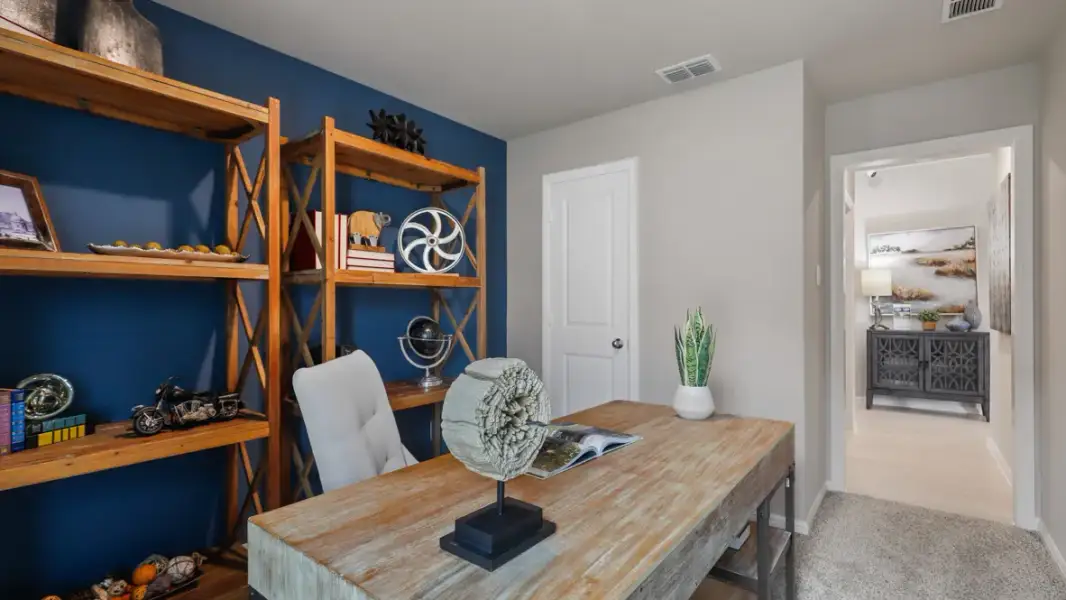 Furnished interior view inside a new home in Rosewood at Beltmill, Fort Worth (Image 38).