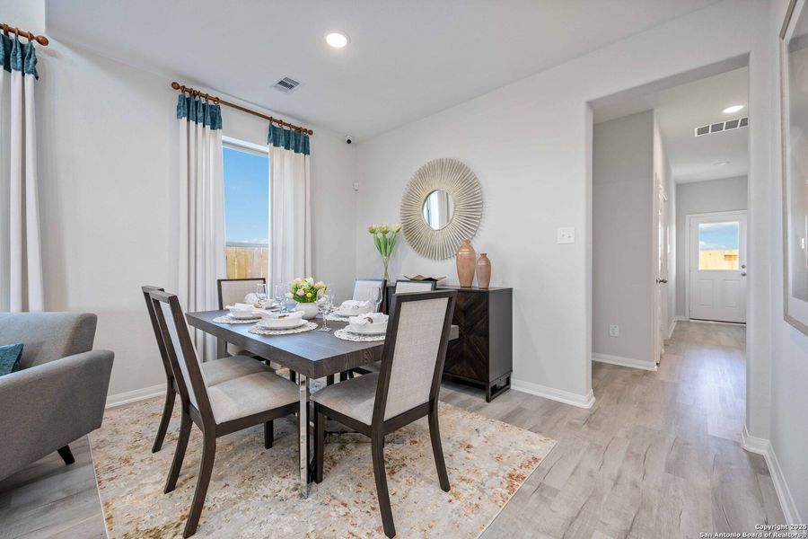 Furnished interior view inside a new home in Red Hawk Landing, San Antonio (Image 8).
