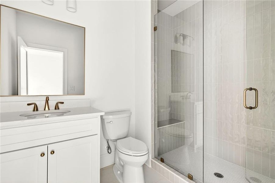 Furnished interior view inside a new home in , Roswell (Image 6).