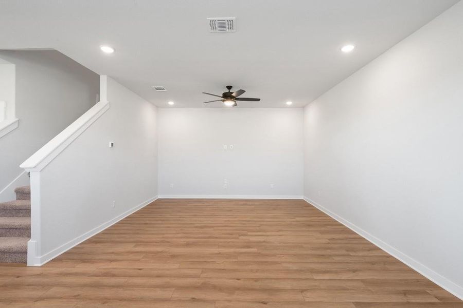 Spacious, unfurnished interior of a new home in Union Collection at Park Central, Georgetown (Image 32).