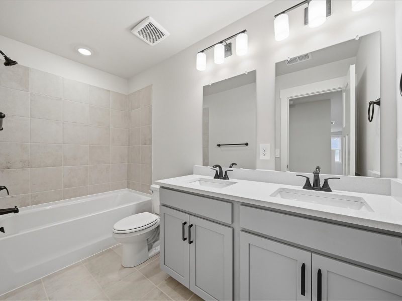 Furnished interior view inside a new home in Ashby Woods, Boiling Springs (Image 7).