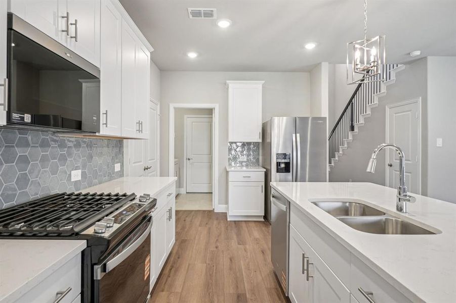 Furnished interior view inside a new home in Simpson Crossing - Spring Series, McKinney (Image 5).
