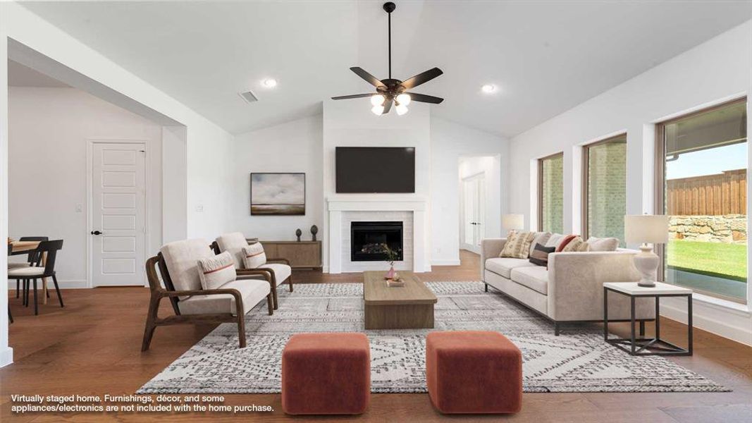 Furnished interior view inside a new home in Terraces 72', Rockwall (Image 9). Furnished interior view inside a new home in Terraces 72', Rockwall (Image 9).