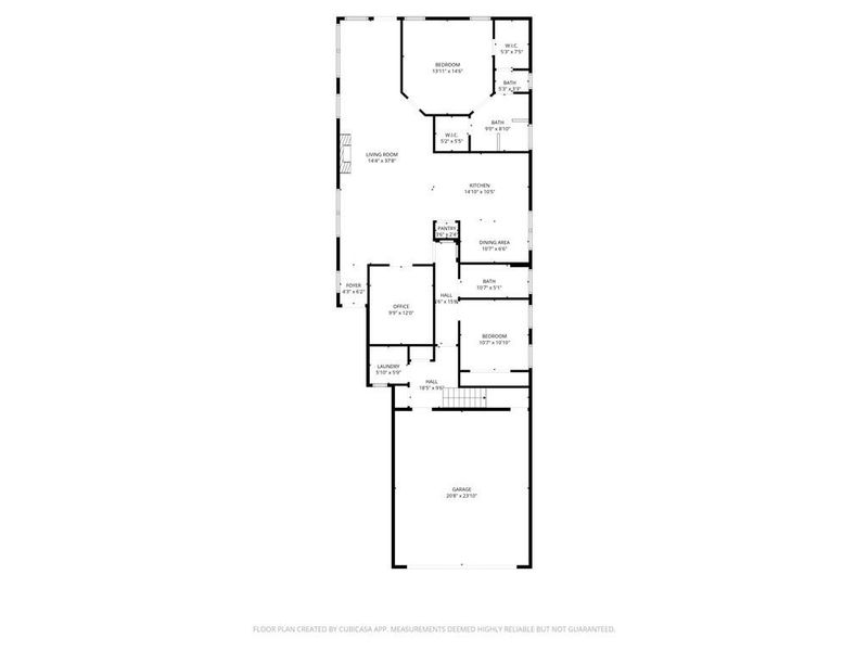 2D floor plan layout of this home in , Hoschton, GA (Image 4).