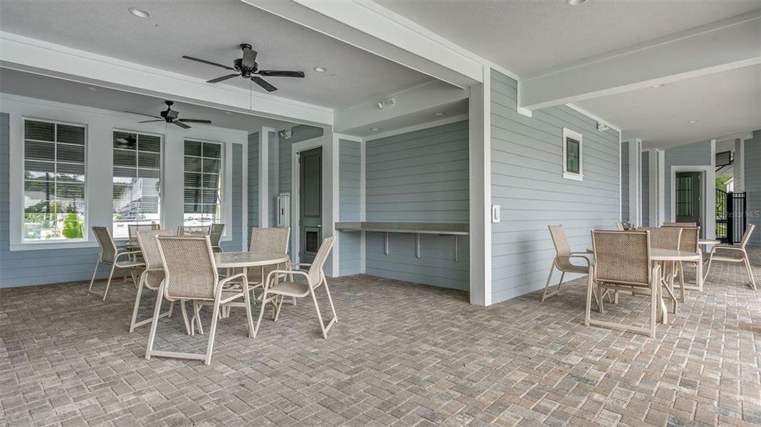 Exterior details and patio area of a home in Bridgewater, St. Augustine (Image 2).