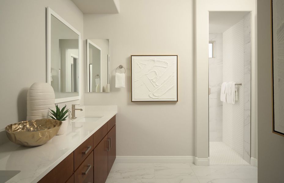 Representative furnished interior of a home built from the Catalina by Pulte Homes in Saguaro Reserve - Majesty, Marana (Image 9).