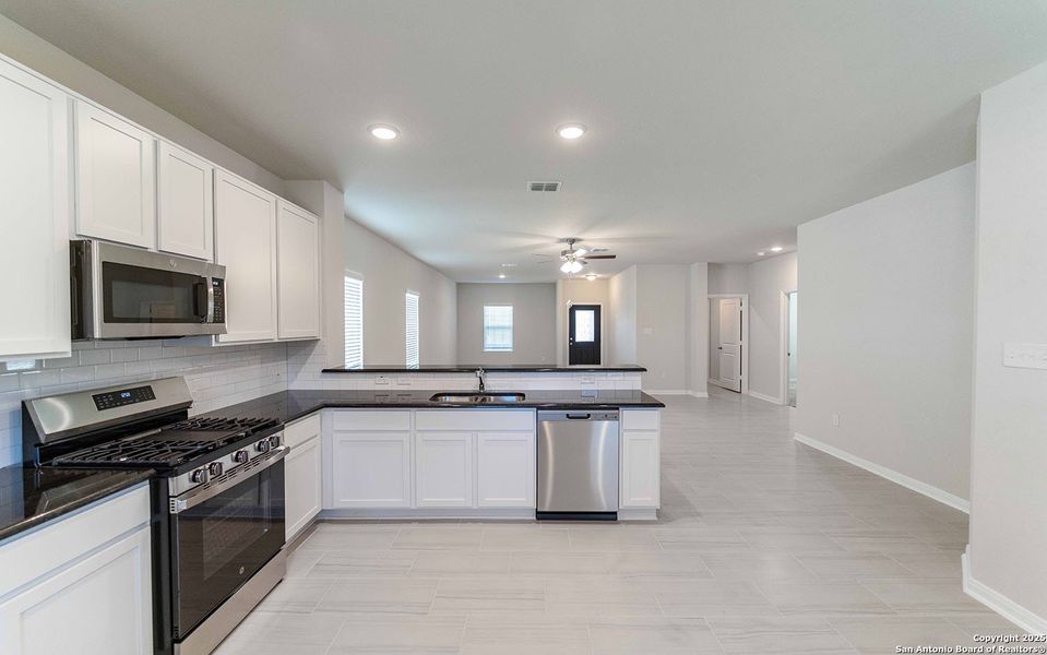 Furnished interior view inside a new home in Morgan Meadows, San Antonio (Image 3). Furnished interior view inside a new home in Morgan Meadows, San Antonio (Image 3).
