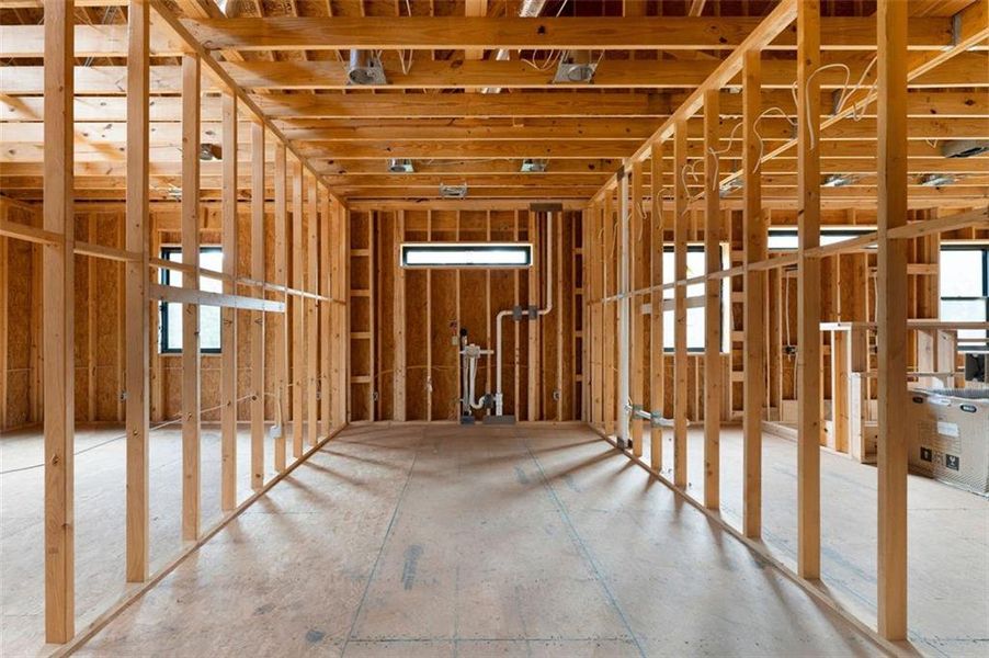 In-progress construction of a new home in , Kingston, GA (Image 36).