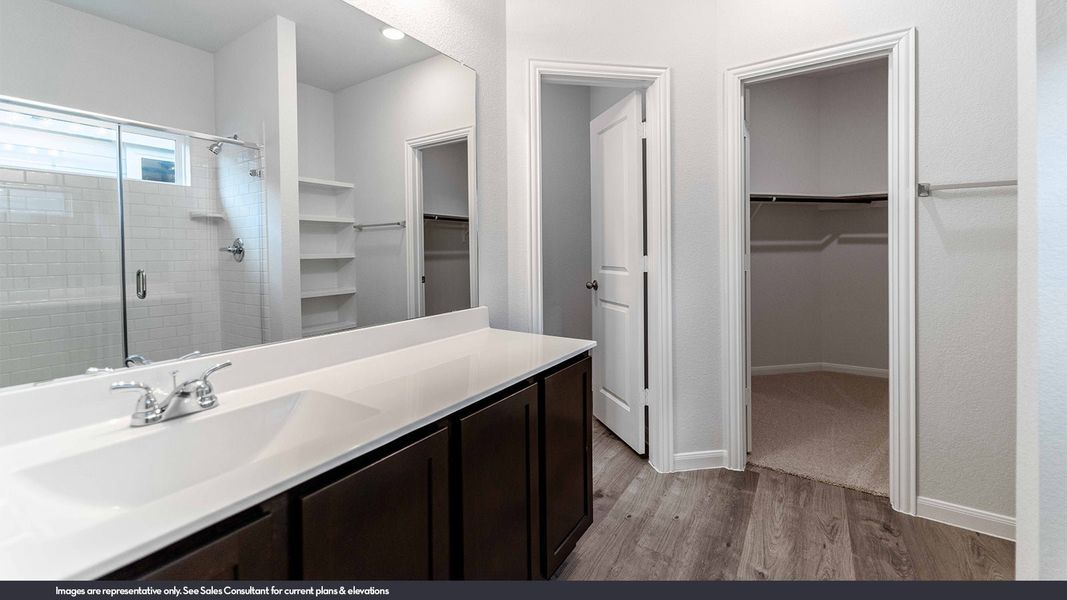Representative furnished interior of a home built from the Maple by CastleRock Communities in Chasin Heights, Converse (Image 8).