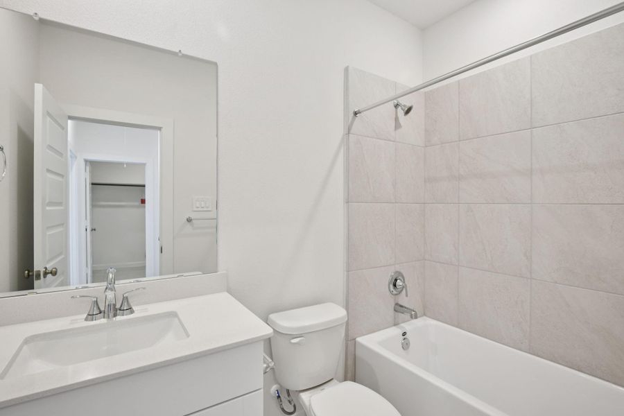 Furnished interior view inside a new home in Spring Brook Village - City Series, Houston (Image 10).