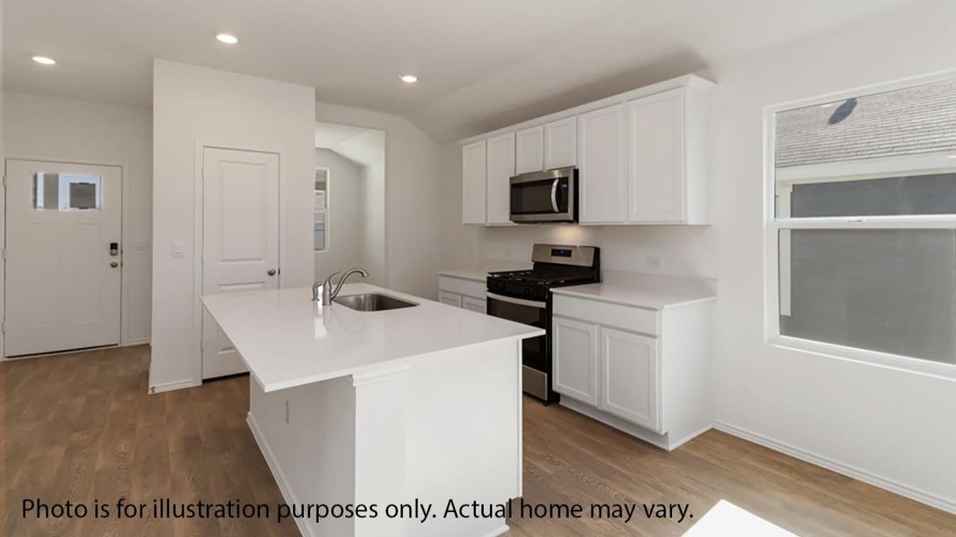 Furnished interior view inside a new home in Talavera, Kyle (Image 8).