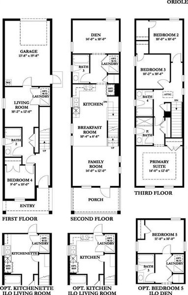 2D floor plan layout of this home in , Tampa, FL (Image 3).