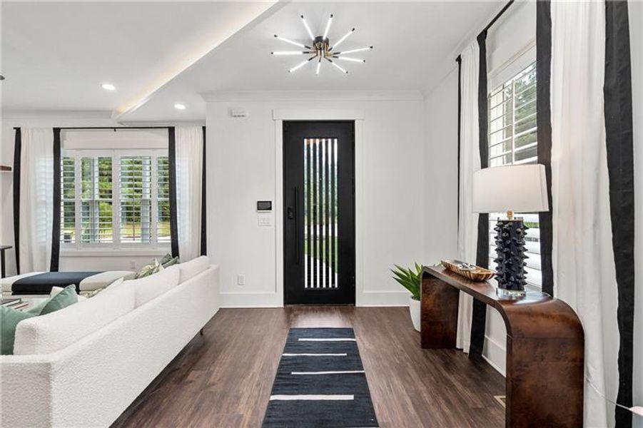 Furnished interior view inside a new home in , Stockbridge (Image 15).