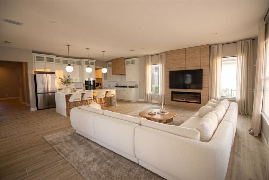 Furnished interior view inside a new home in Bella Collina, Montverde (Image 6).