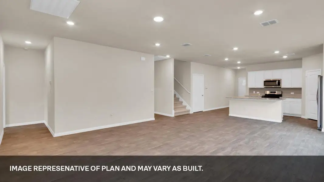 Spacious, unfurnished interior of a new home in Monarch Ranch, Manor (Image 13). Spacious, unfurnished interior of a new home in Monarch Ranch, Manor (Image 13).