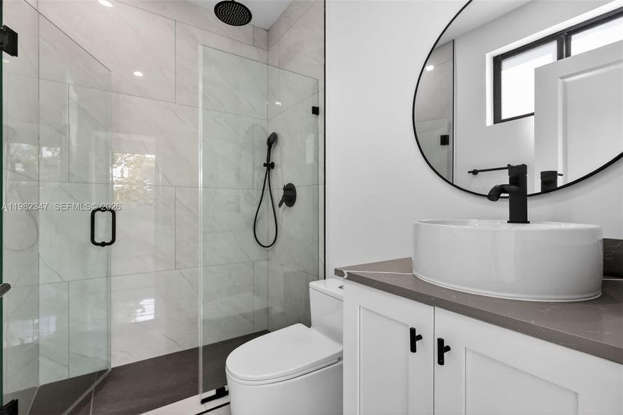 Furnished interior view inside a new home in , Miami (Image 8).