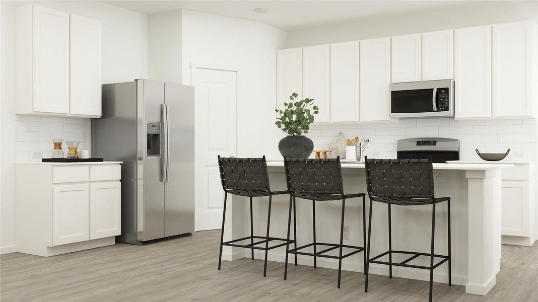 Furnished interior view inside a new home in , Elgin (Image 6).