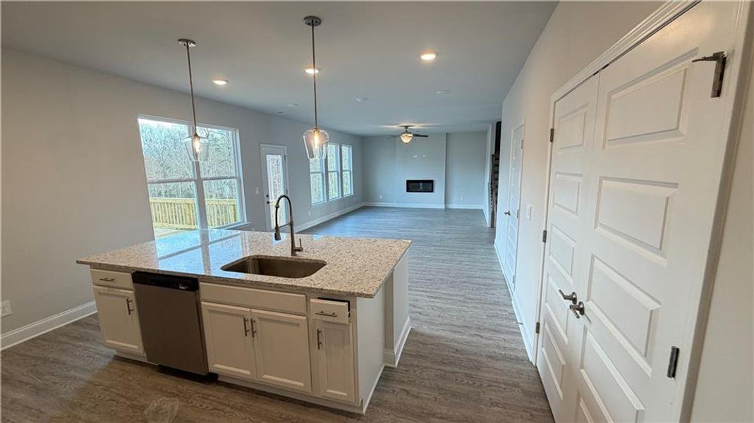 Furnished interior view inside a new home in , Commerce (Image 12).