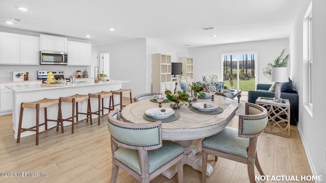 Furnished interior view inside a new home in The Arbors, Jacksonville (Image 4).