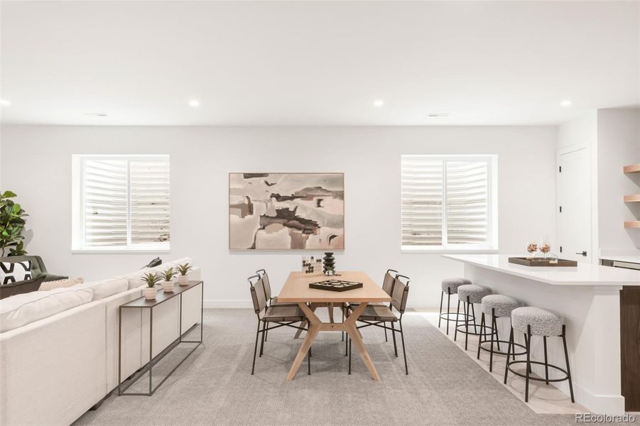 Furnished interior view inside a new home in , Denver (Image 41).