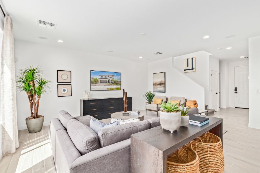 Furnished interior view inside a new home in Rancho Mercado, Surprise (Image 11).