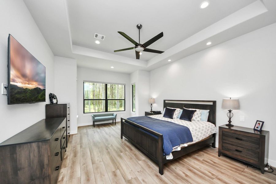 Furnished interior view inside a new home in , Willis (Image 6).