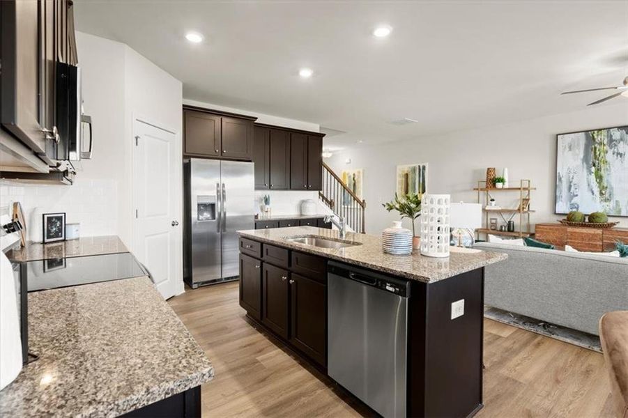 Furnished interior view inside a new home in , Loganville (Image 5).
